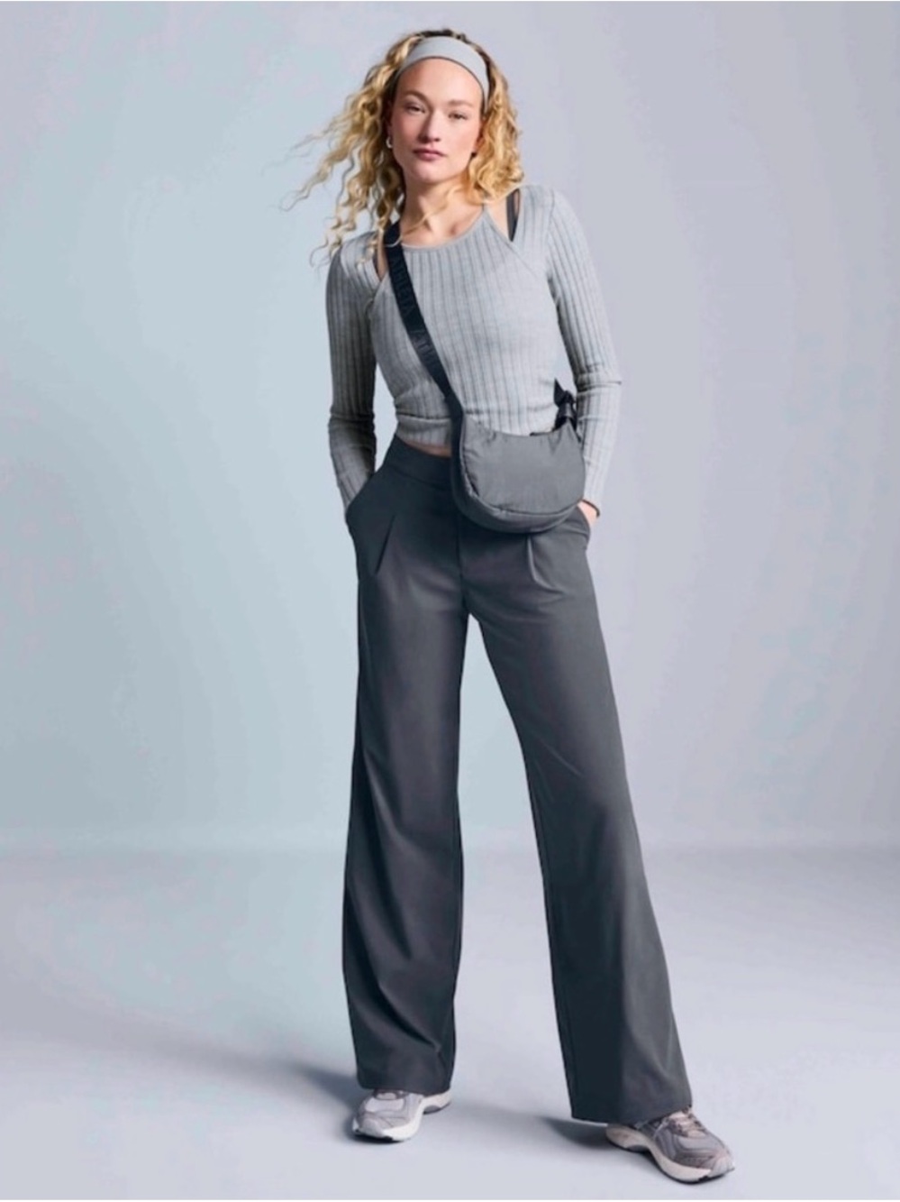 Athleta Pinnacle High-Rise Trouser in Charcoal